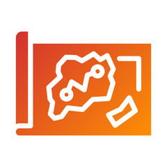 Pirate Map Icon Style