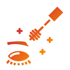 Eyelash Mascara Icon Style