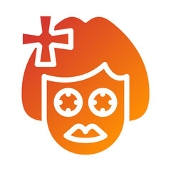 Face Mask Icon Style