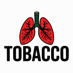 A World No Tobacco Day, Anti-Smoking Typography, Stop Smoking Awareness vector Design.