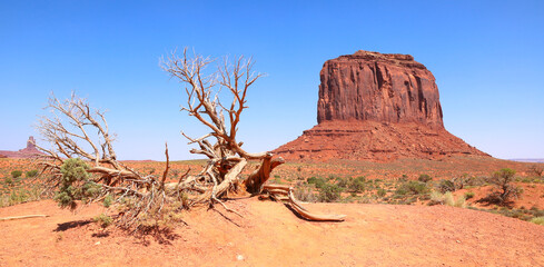 Monument Valley Sandstone Buttes: Merrick Butte
