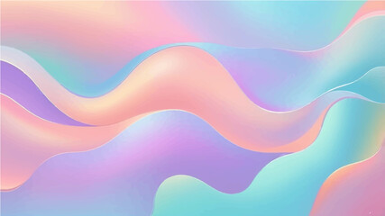 horizontal abstract pastel holographic texture design for pattern and background