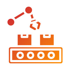 Automatic Conveyor Icon Style