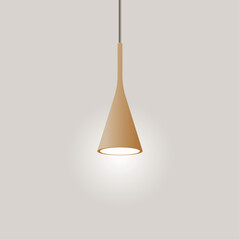 Fototapeta premium pendant lamp, realistic design