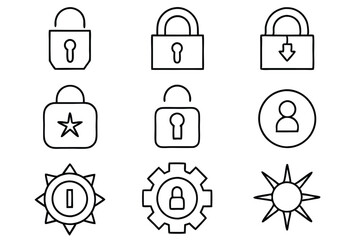 logout line art 