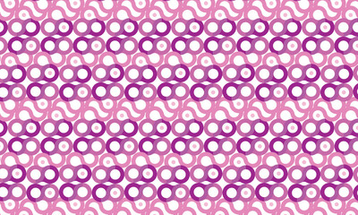Ornate pattern in pink gamma seamless vector ornament for textile and paper decoration