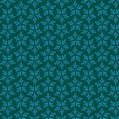 Print Blue, Green and Black color Elegant Trendy Geometric floral seamless patterns textured background graphic ornaments Vector tile pattern  Floral Mosaic, floral pattern for wallpaper, fabric, text