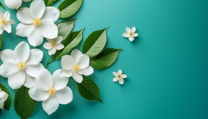 Obraz premium white frangipani flowers