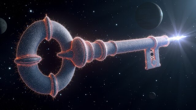 Cosmic Key Starry Sky