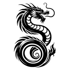 tattoo, vector, dragon, animal, illustration, tribal, symbol, black, silhouette, art, head, design, cartoon, bird, sign, nature, wild, monster, logo, tiger, lion, wolf, teeth, mascot, wildlife