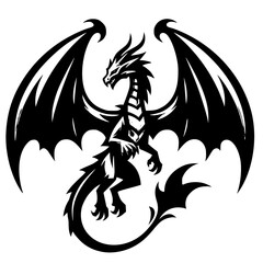 tattoo, vector, dragon, animal, illustration, tribal, symbol, black, silhouette, art, head, design, cartoon, bird, sign, nature, wild, monster, logo, tiger, lion, wolf, teeth, mascot, wildlife