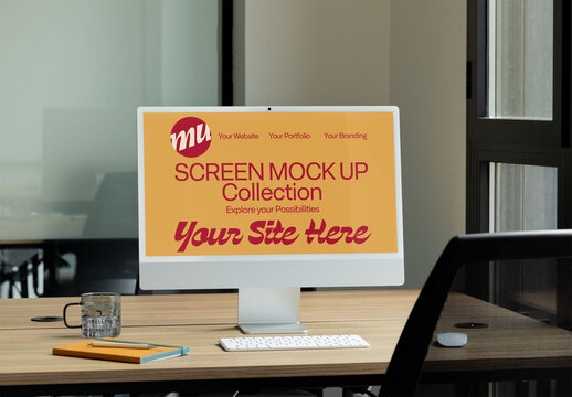 Computer Screen for Mockup