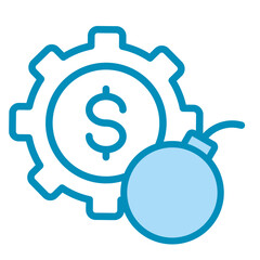 Debt Management  Icon Element For Design	