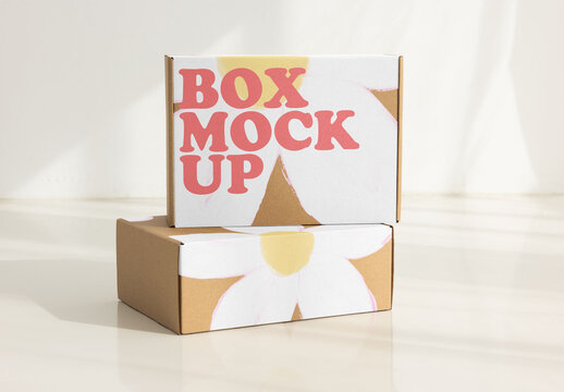 Box Mockup for Packaging Design