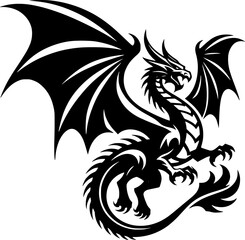 tattoo, vector, dragon, animal, illustration, tribal, symbol, black, silhouette, art, head, design, cartoon, bird, sign, nature, wild, monster, logo, tiger, lion, wolf, teeth, mascot, wildlife