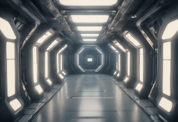 3d illustrations science interior corridor fiction fi sci scene station air lock footed space hall architecture gate design door abstract building star wars colourful earth future colours deck