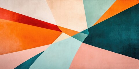 Fototapeta premium Abstract Artwork with Vibrant Colors