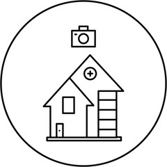 hospital camera icon design