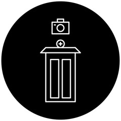 hospital camera icon design