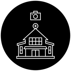 hospital camera icon design