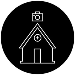 hospital camera icon design