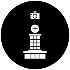 hospital camera icon design
