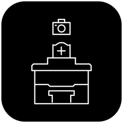 hospital camera icon design