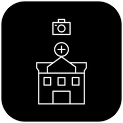 hospital camera icon design