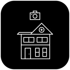 hospital camera icon design