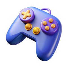 3D Game Controller Icon for Gaming & Entertainment