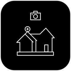 hospital camera icon design