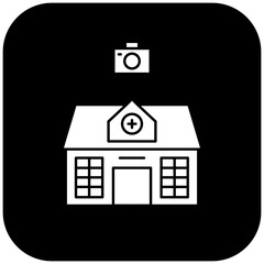 hospital camera icon design