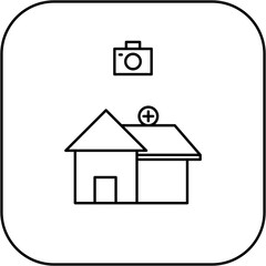 hospital camera icon design