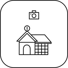 hospital camera icon design