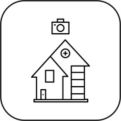 hospital camera icon design