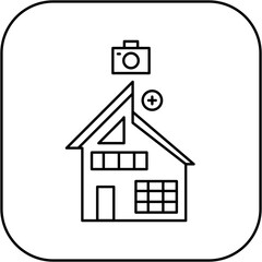 hospital camera icon design