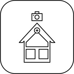hospital camera icon design