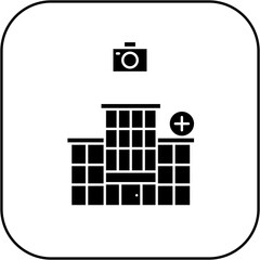 hospital camera icon design