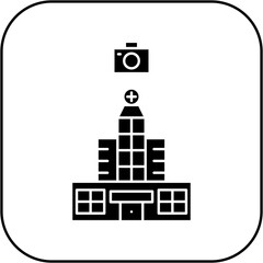 hospital camera icon design