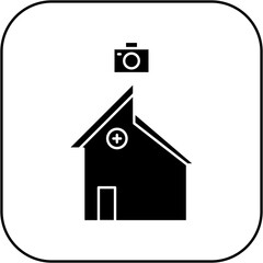 hospital camera icon design