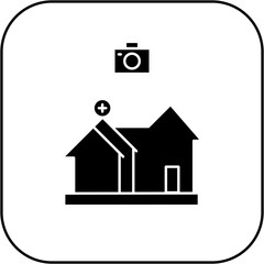 hospital camera icon design