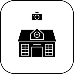 hospital camera icon design