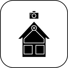 hospital camera icon design