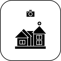 hospital camera icon design