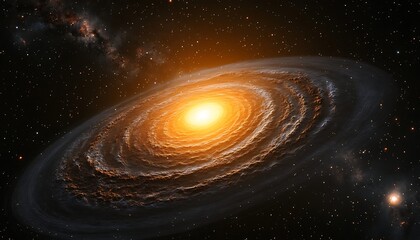 Spiral Galaxy in Deep Space