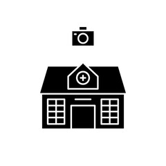 hospital camera icon design