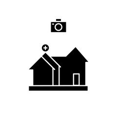 hospital camera icon design