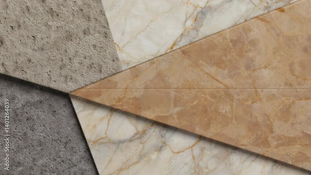 Poster a detailed view of a piece of marble with its natural texture and color.