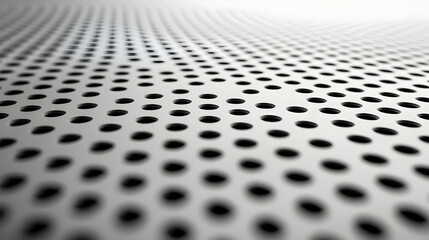 Abstract Perforated Metal Panel Background