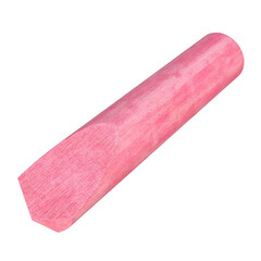 Pink Chalk, 3d illustration isolated on white background